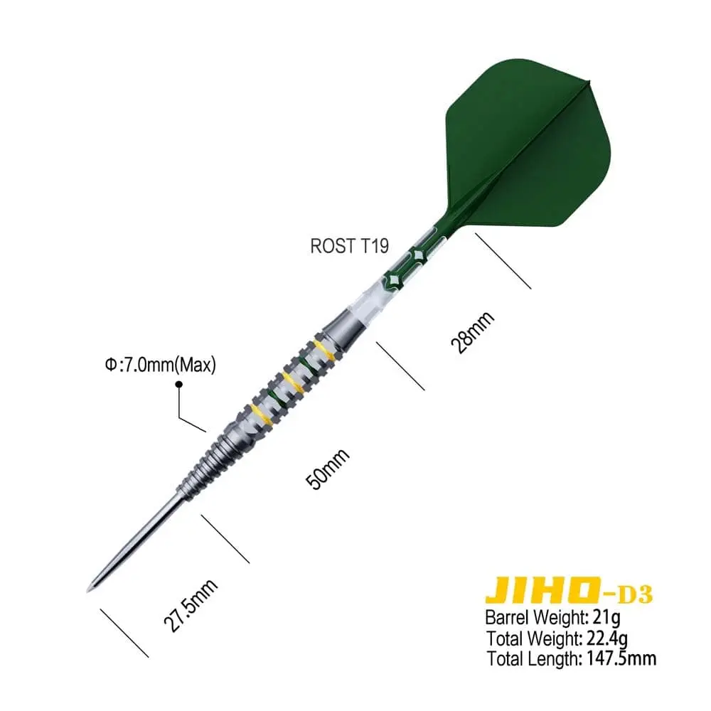 Dardos Cuesoul Jiho D3 Steel 90% 21gCSJH-90Y21 vista 2
