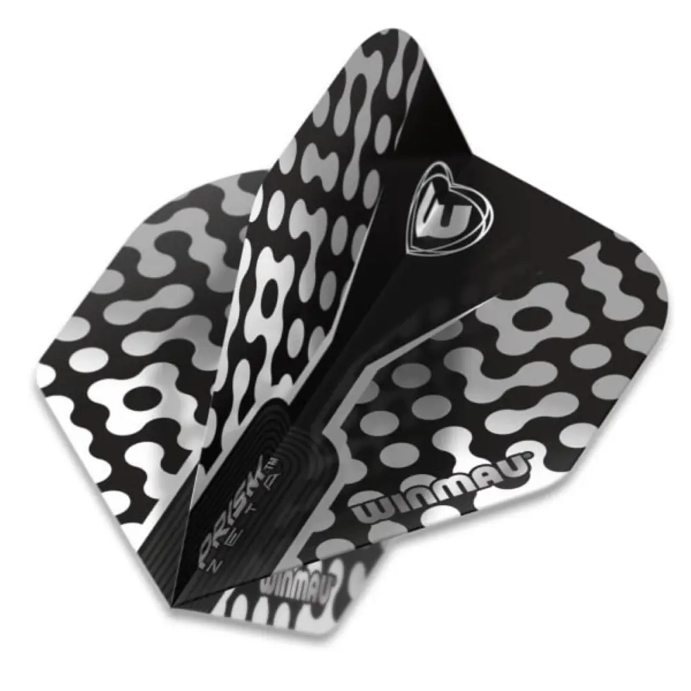 Plumas Winmau Darts Prism Zeta Black, Grey White Standard6915.311 vista 2
