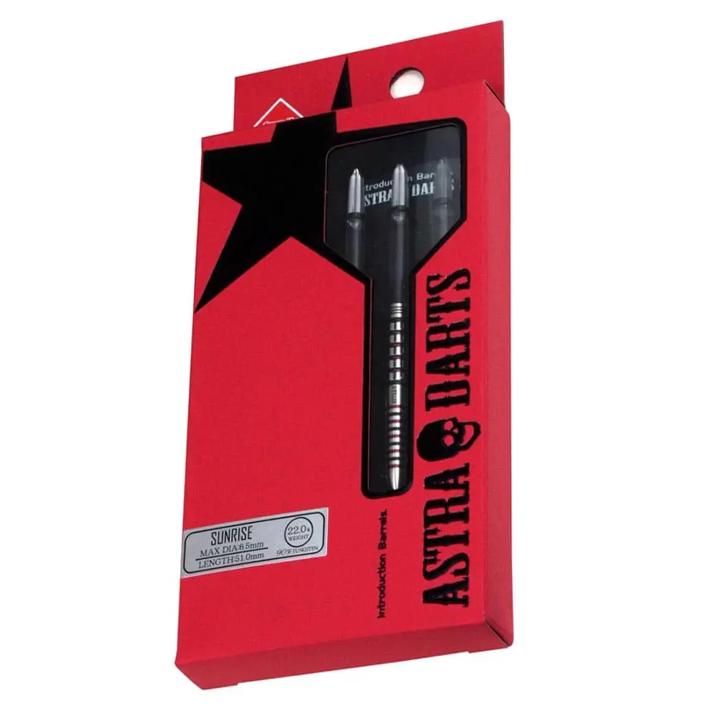 Dardos Dynasty Darts Astra Redstar Sunrise Steel 90% 22gr vista 4