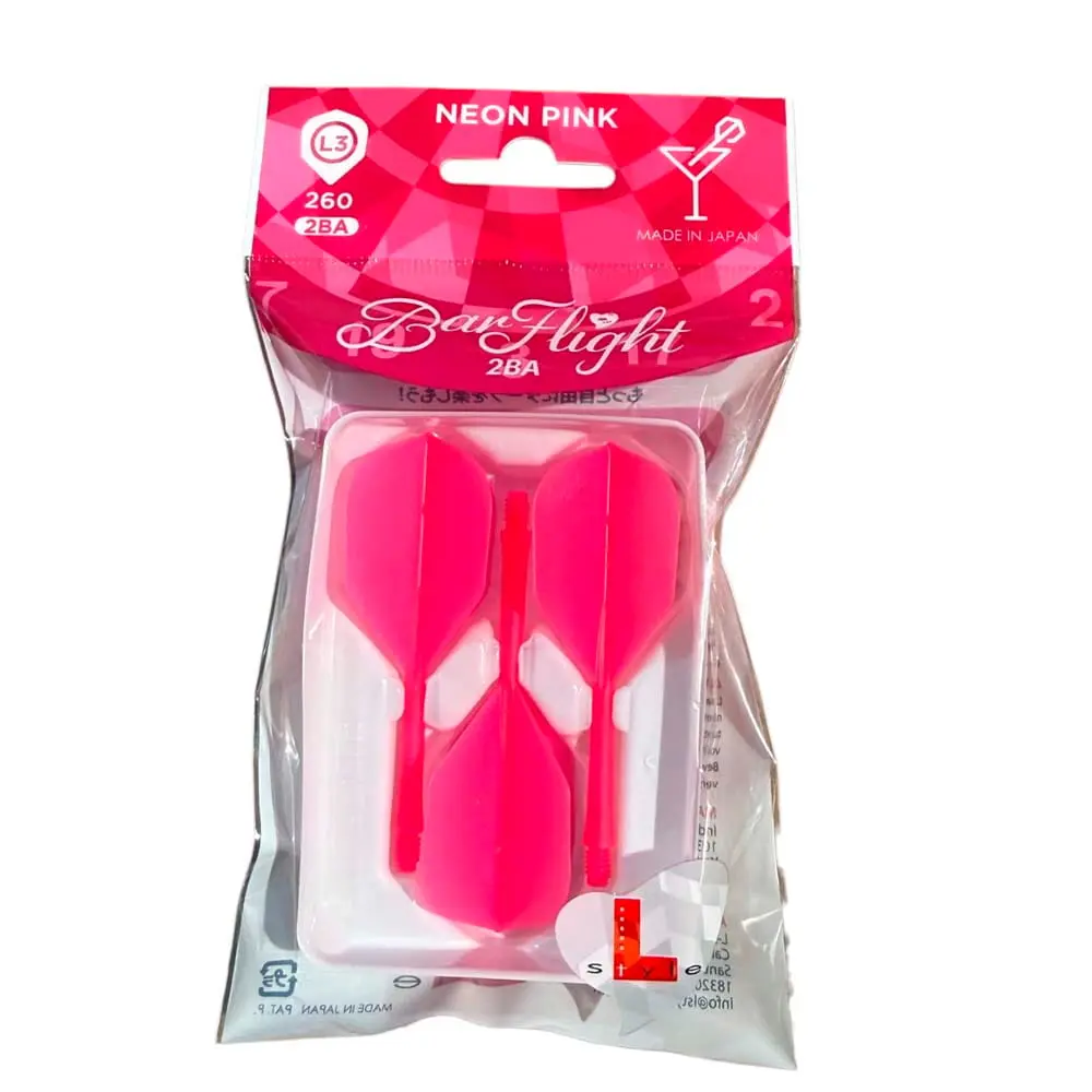 Plumas L-Style BarFlight L3 Shape Rosa Neon 2ba vista 2