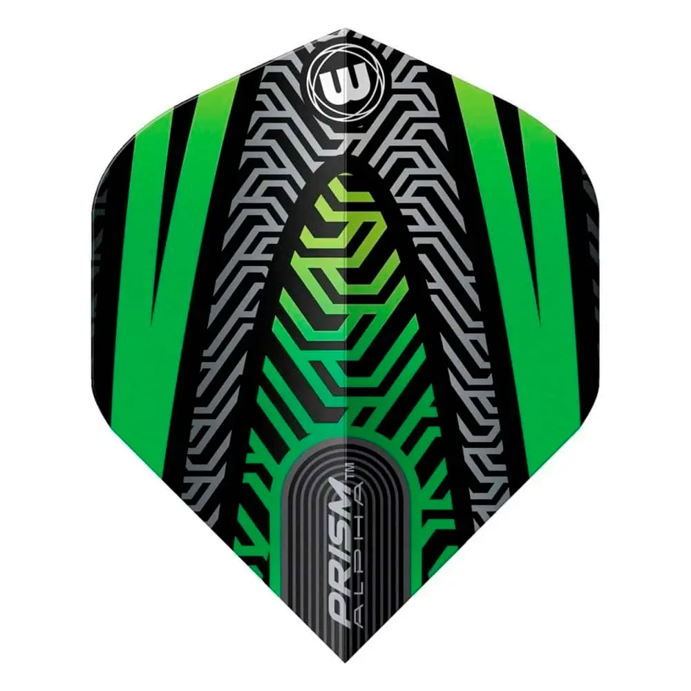 Plumas Winmau Darts Standard Prism Alpha Negro Verde V26915.733