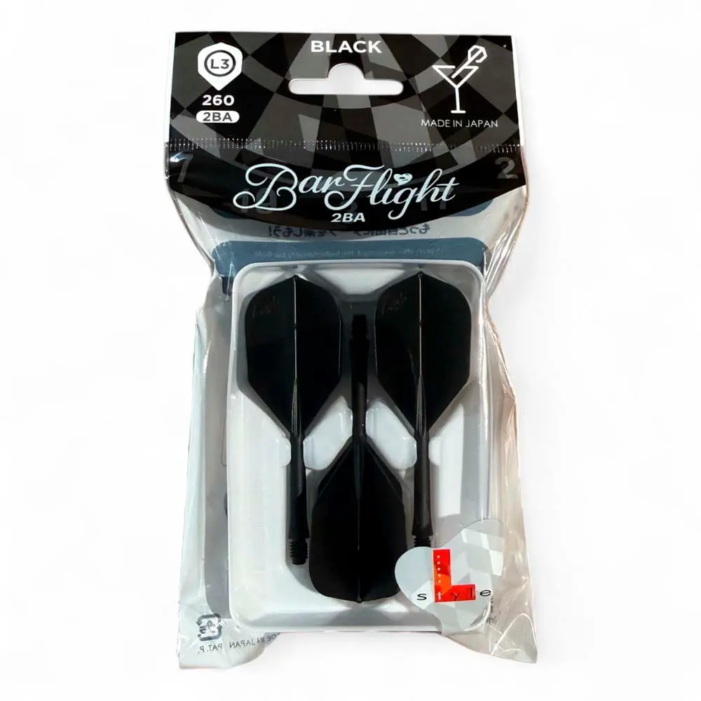 Plumas L-Style BarFlight L3 Shape Negro 2ba vista 2