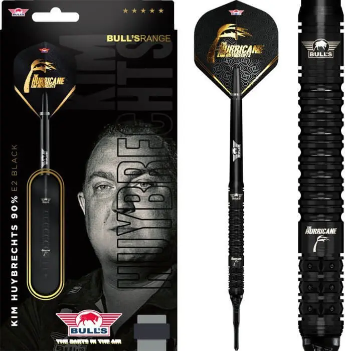 Dardos Bulls Darts Kim Huybrechts E2 P.Plastico 90% Tungsteno 19g Profesionales vista 4