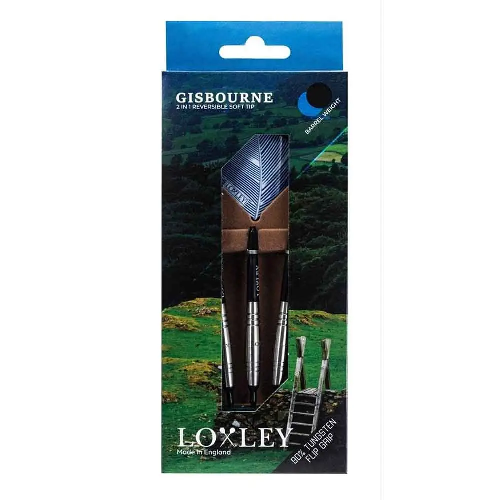 Dardos Loxley Darts Gisbourne Punta Plastico 90% Tungsteno 18g Profesionales vista 3