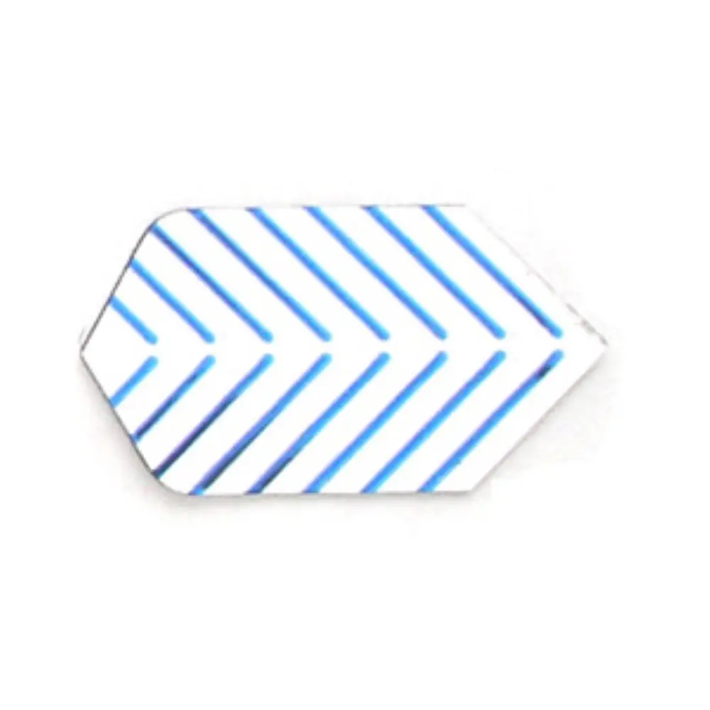 Plumas Amerithon Slim Blanca rayas azules3317 vista 3