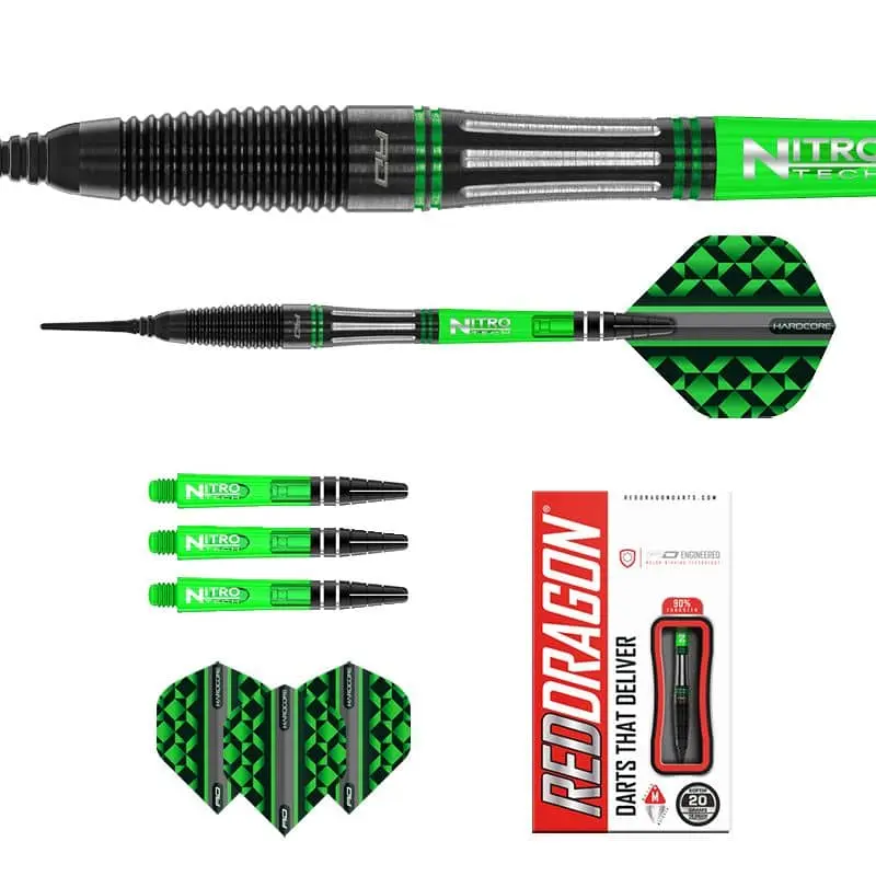 Dardos Red Dragon Slipstream 90% Tungsteno 20g Profesionales vista 5