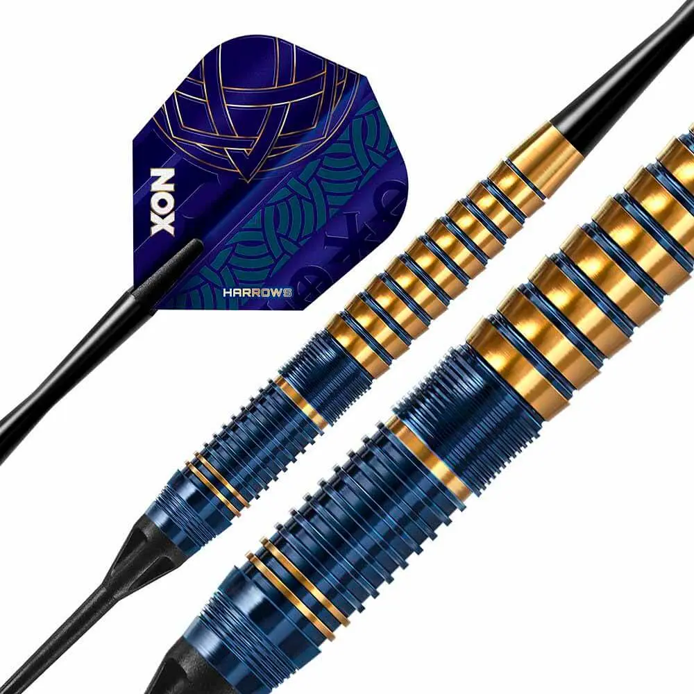 Dardos Harrows Darts Nox Brass Latón 20g Iniciación vista 3