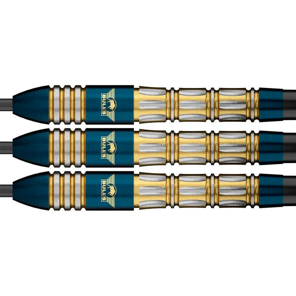 Dardos Bulls Darts Mario Vandenbogaerde E3 Steeltip 90% Tungsteno 22g Profesionales vista 3