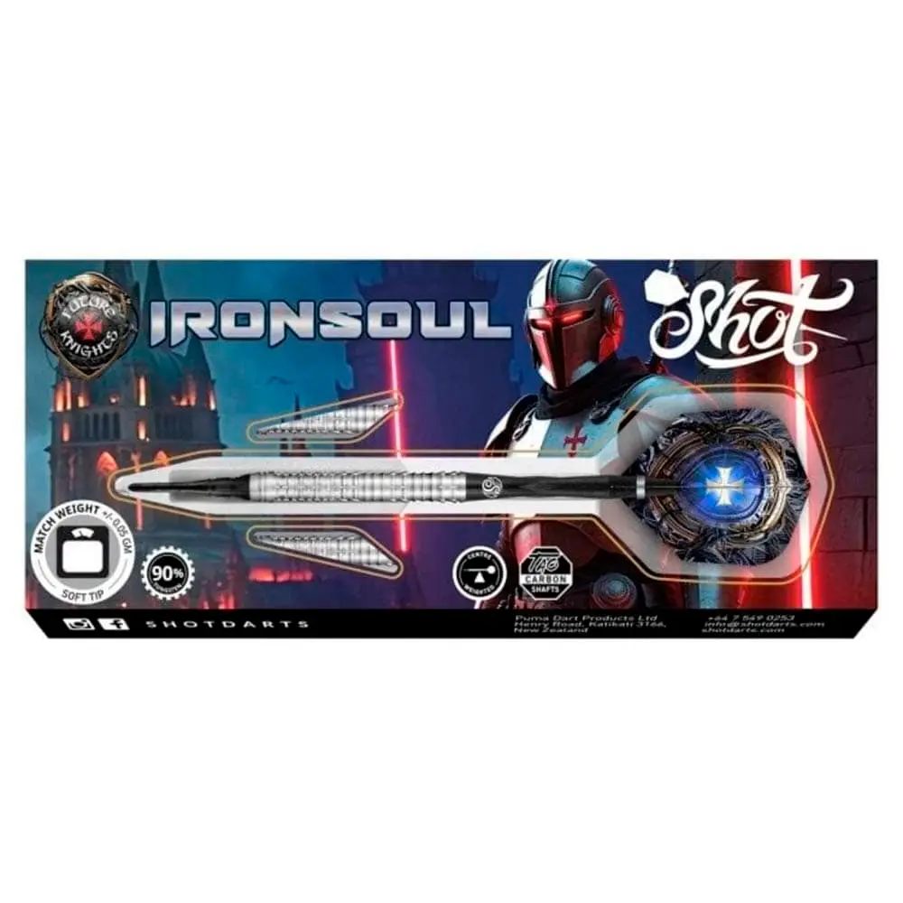 Dardos Shot Future Knights Ironsoul SH- 90% Tungsteno 20g Profesionales vista 6