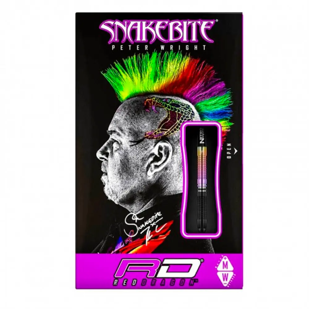 Dardos Red Dragon Peter Wright Snakebite WC RD 90% Tungsteno 20g Profesionales vista 4