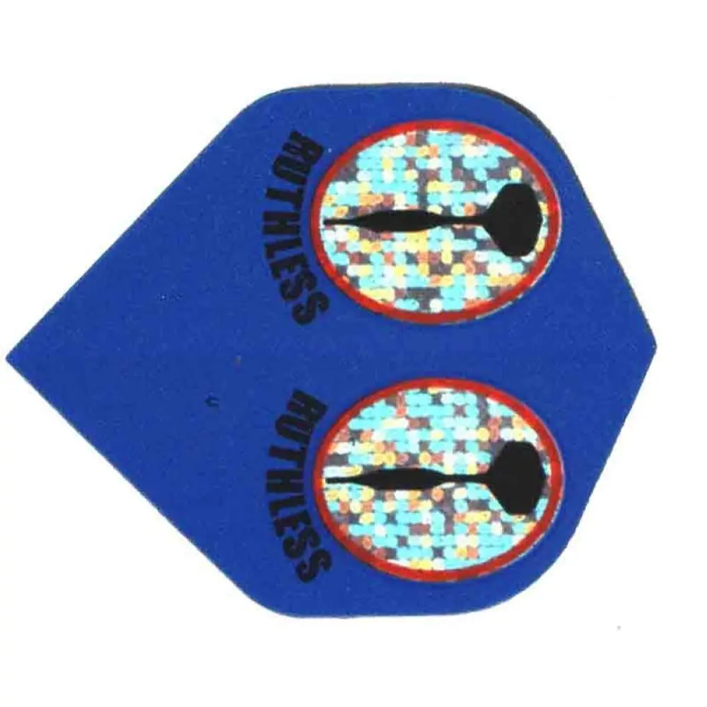 Plumas Ruthless 3D Standard Azul vista 2