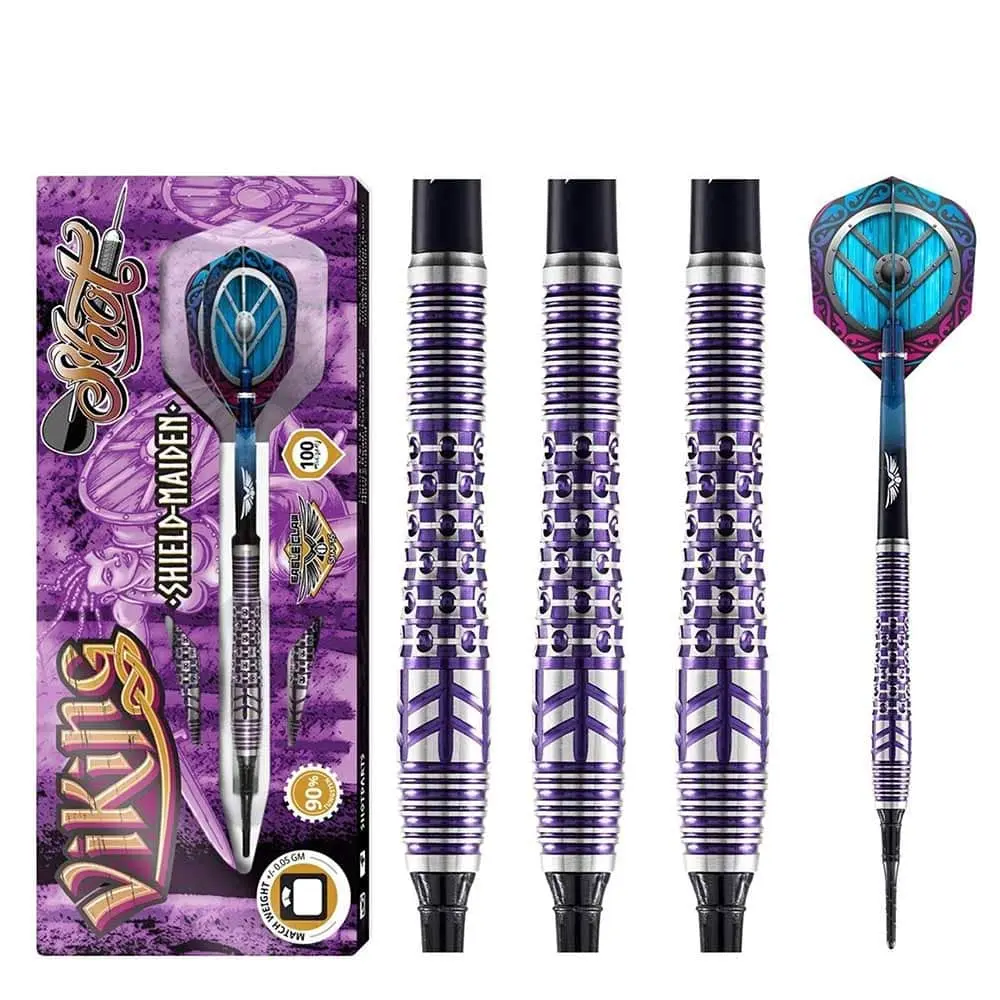 Dardos Shot Viking Shield Maiden 90% Tungsteno 18g Profesionales vista 4