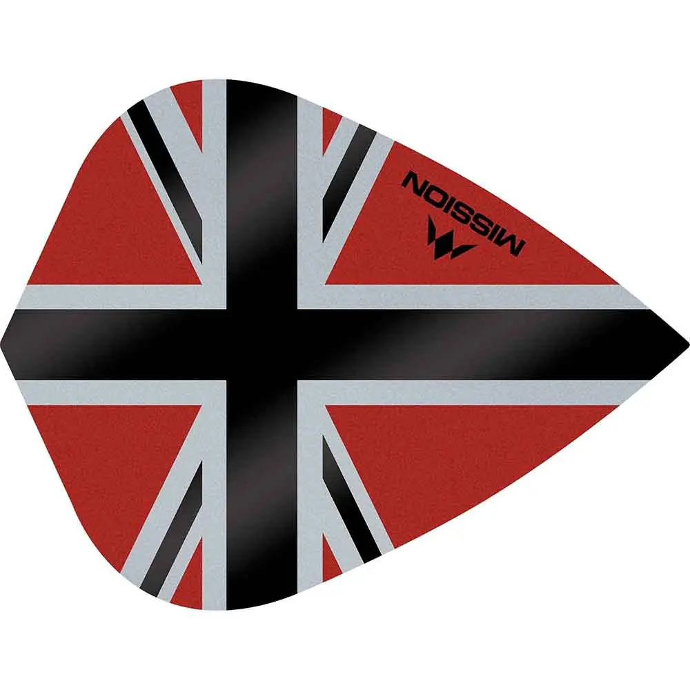 Plumas Mission Darts Kite Alliance-X Union Jack Negro BlackF3113 vista 3