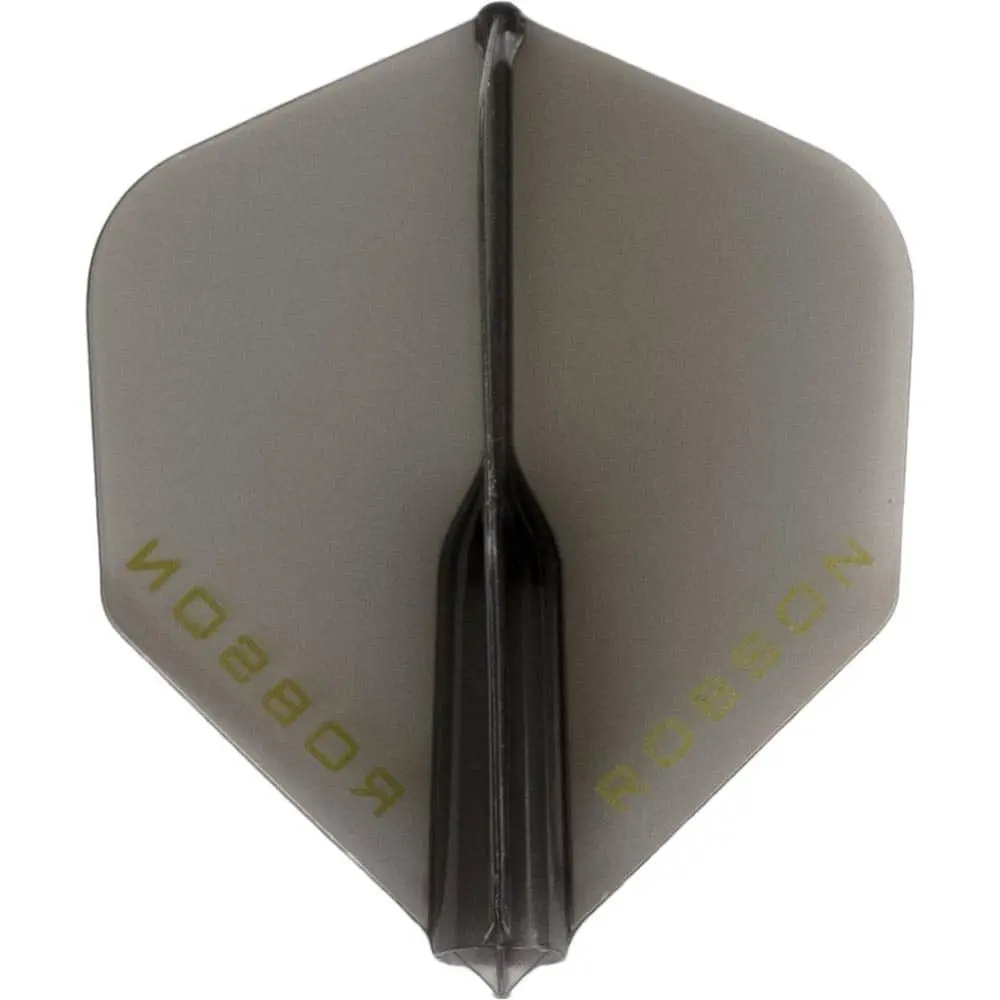 Pluma Bulls Darts Robson Estandar Negra Transparente51749
