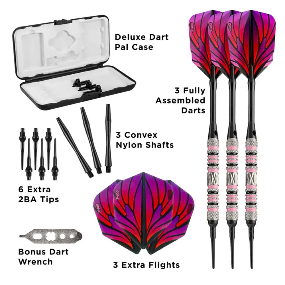 Dardos Viper The Wings Darts 21--16 80% Tungsteno 18g Alto Rendimiento vista 2