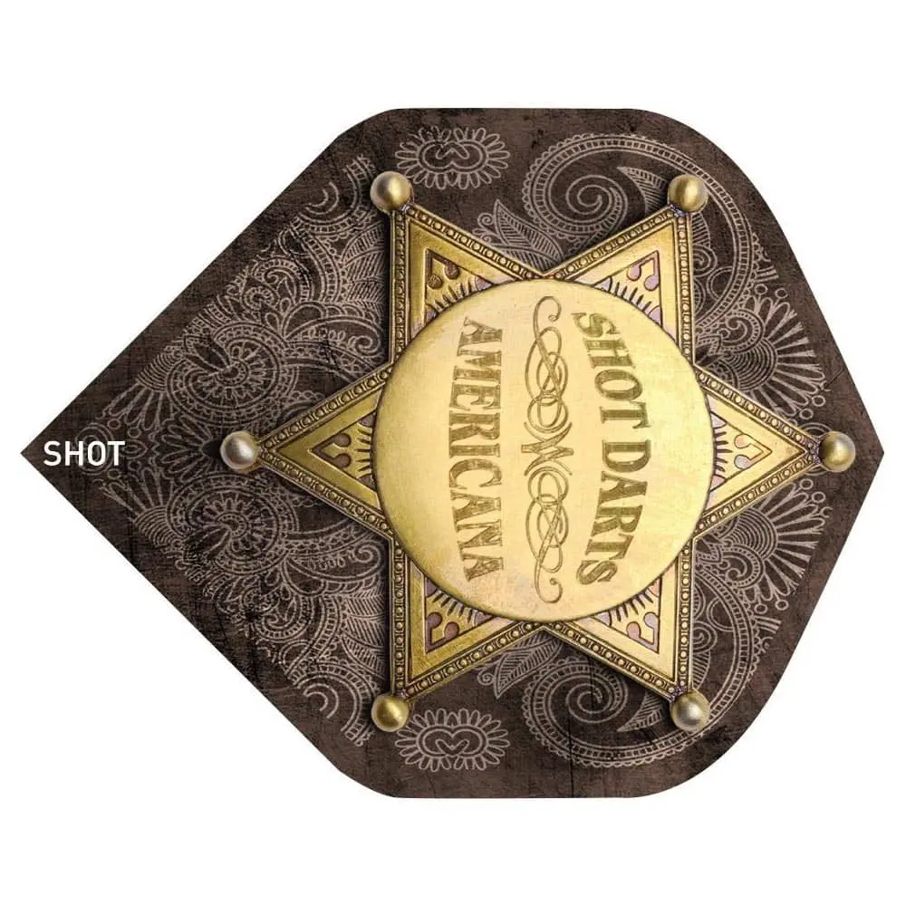 Plumas Shot Darts Americana Tin StandardSH-SF5415 vista 2