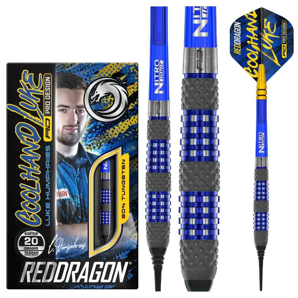 Dardos Red Dragon Luke Humphries TX2 Atomised 90% Tungsteno 20g Profesionales vista 5
