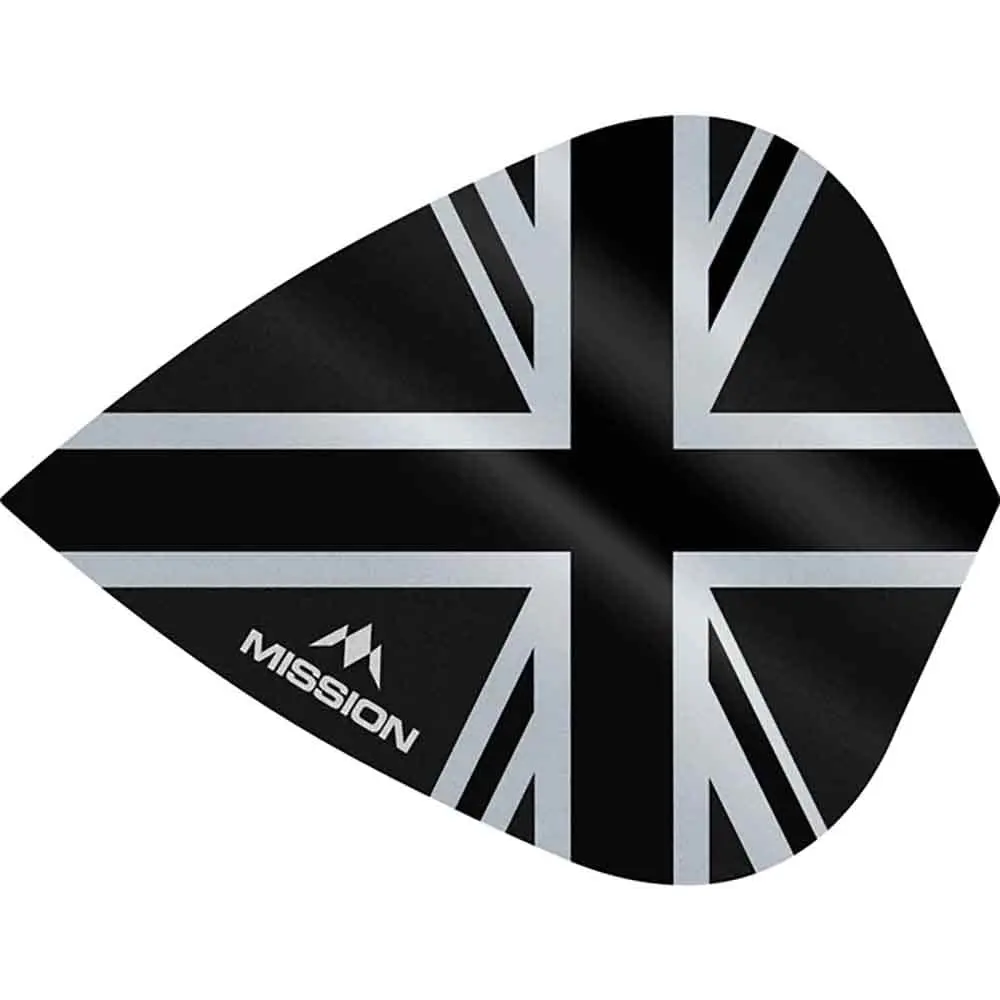Plumas Mission Darts Kite Alliance Union Jack NegroF3095 vista 3