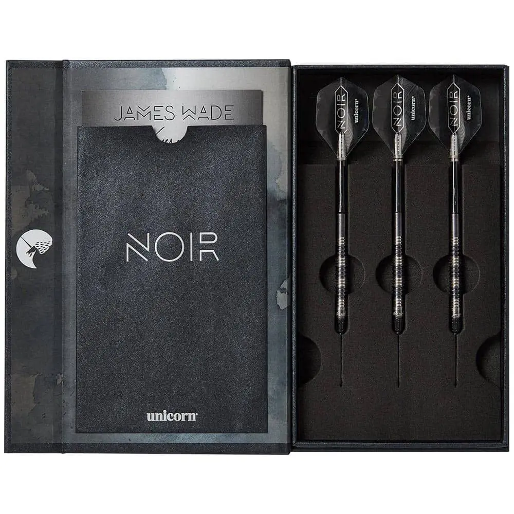Dardos Unicorn Noir James Wade 90% Tungsteno 18g Profesionales vista 3