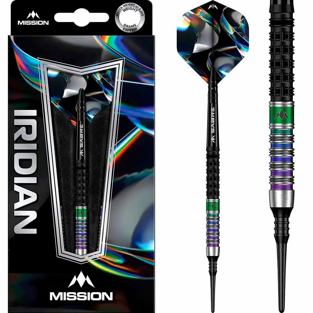 Dardos Mission Iridian Coral 90% Tungsteno 20g Profesionales vista 4