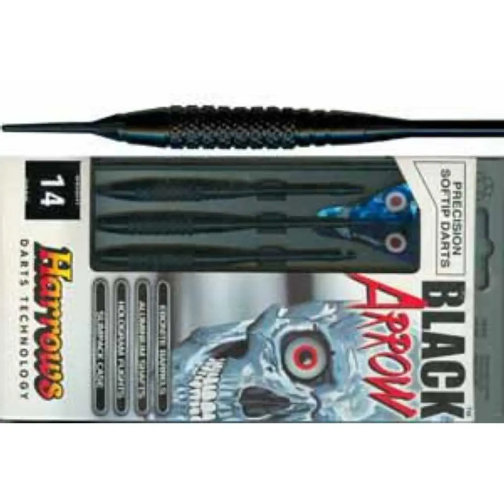 Dardos Harrows Black Arrow gK Latón 14g Iniciación vista 3
