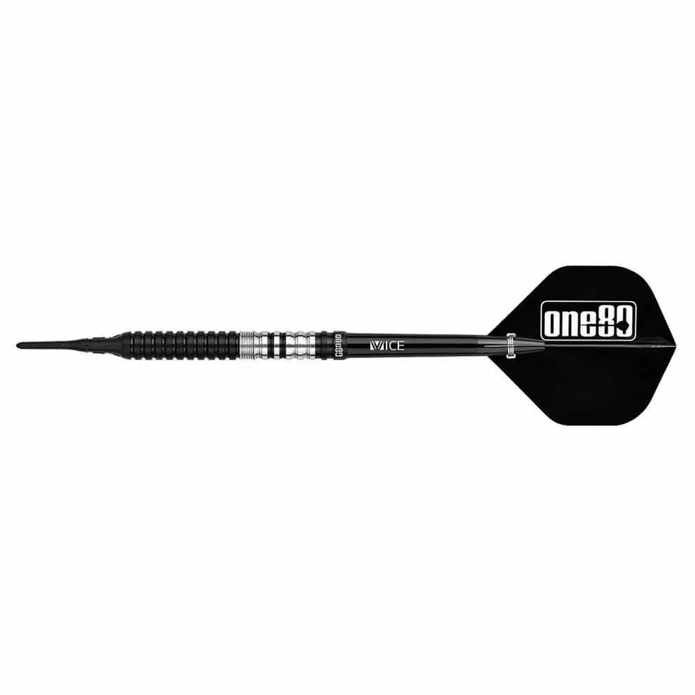 Dardos One80 Ryo Nakai V2 Reign II Black P.Plastico 90% Tungsteno 20g Profesionales