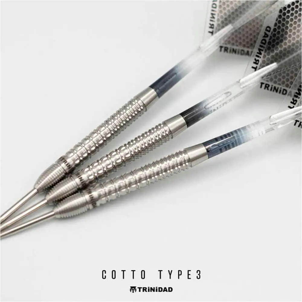 Dardos Trinidad Darts Pro Cotto Type 3 Masatsu Takayuk Steel 22gr 90% vista 2