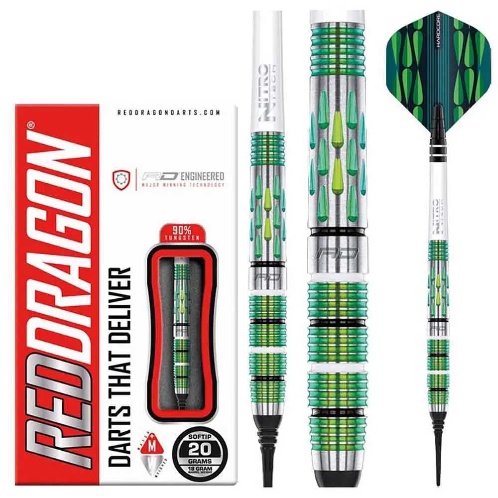 Dardos Red Dragon Artura Screamin 90% Tungsteno 20g Profesionales vista 3