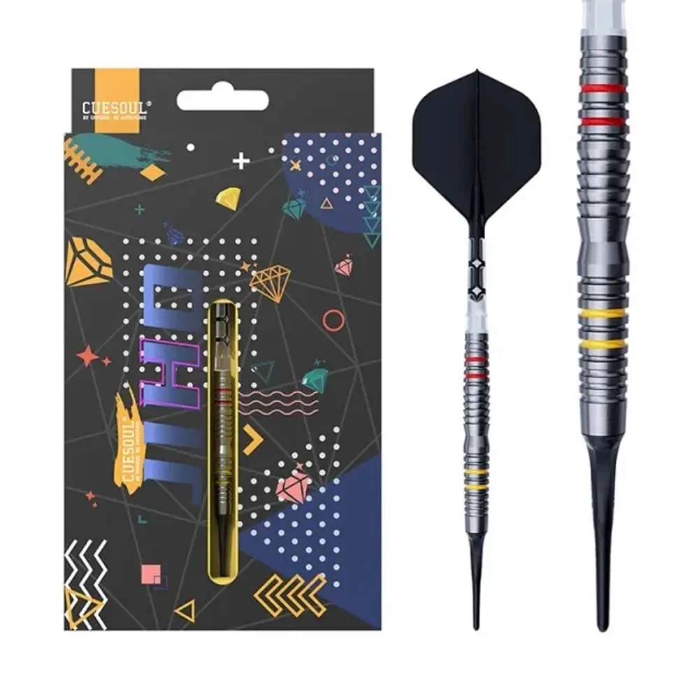 Dardos Cuesoul Jiho D4 Soft tip 90% Tungsteno 19g Profesionales
