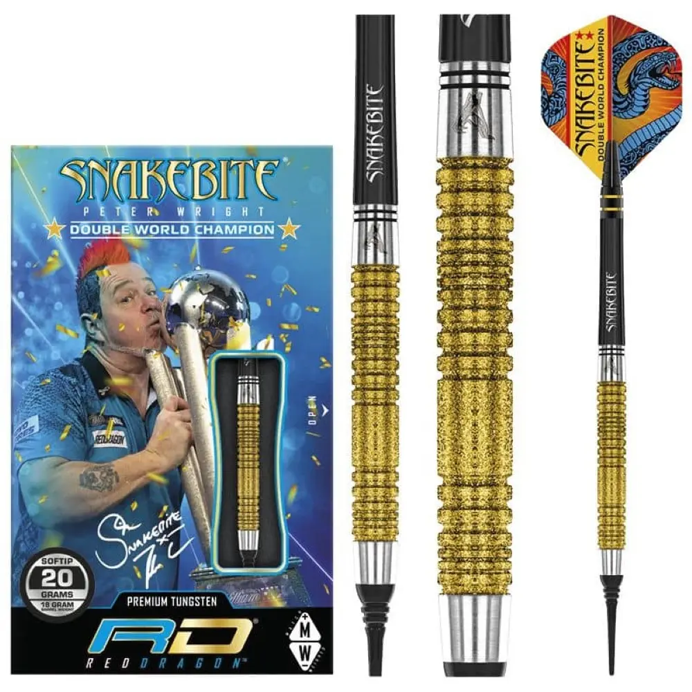 Dardos Red Dragon Peter Wright Double WC SE Gold 90% Tungsteno 20g Profesionales vista 4