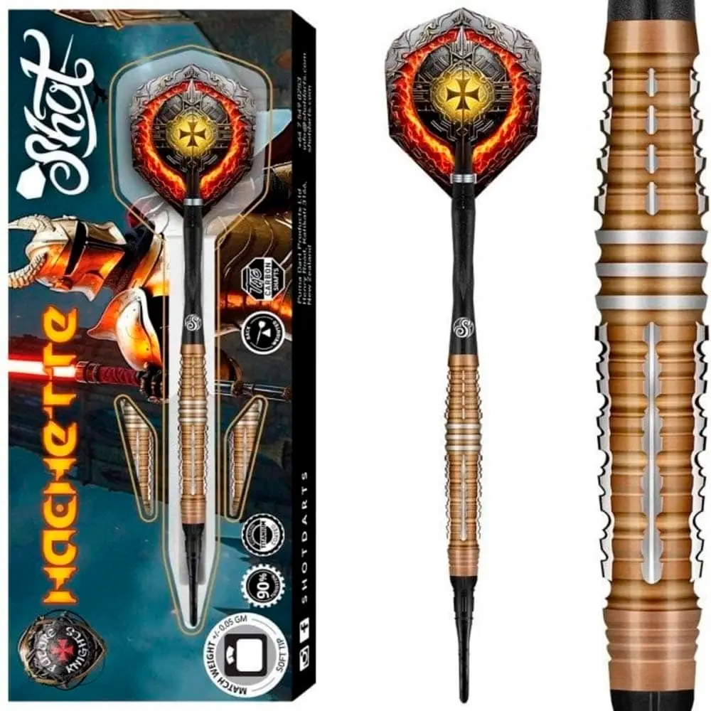 Dardos Shot Future Knights Hachette SH- 90% Tungsteno 20g Profesionales vista 5