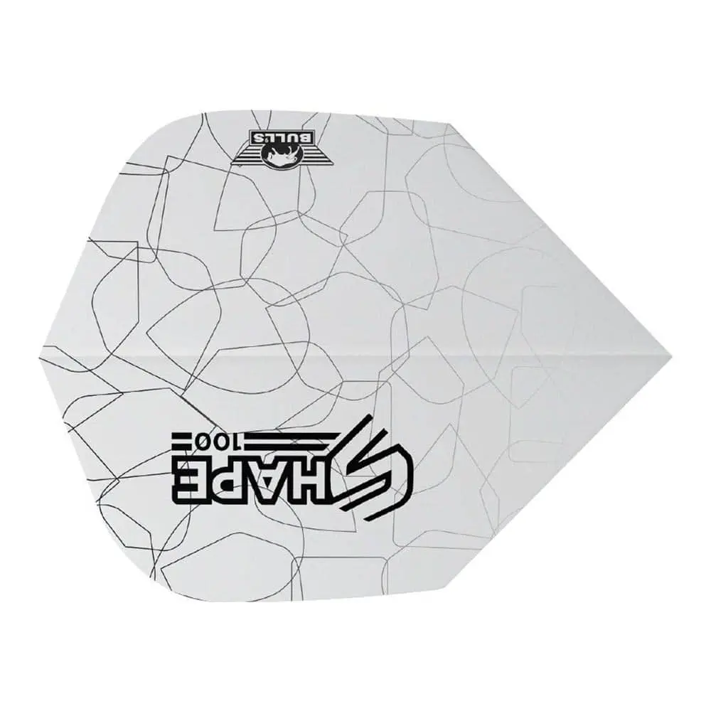 Plumas Bulls Darts Shape 100 White ShapeBU-50936 vista 3