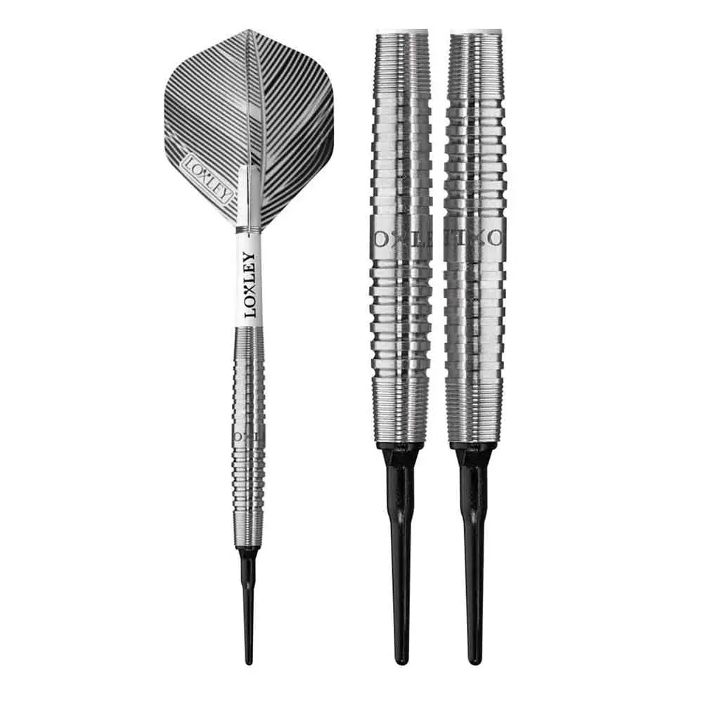 Dardos Loxley Darts Nottingham Punta Plastico 90% Tungsteno 18g Profesionales vista 2