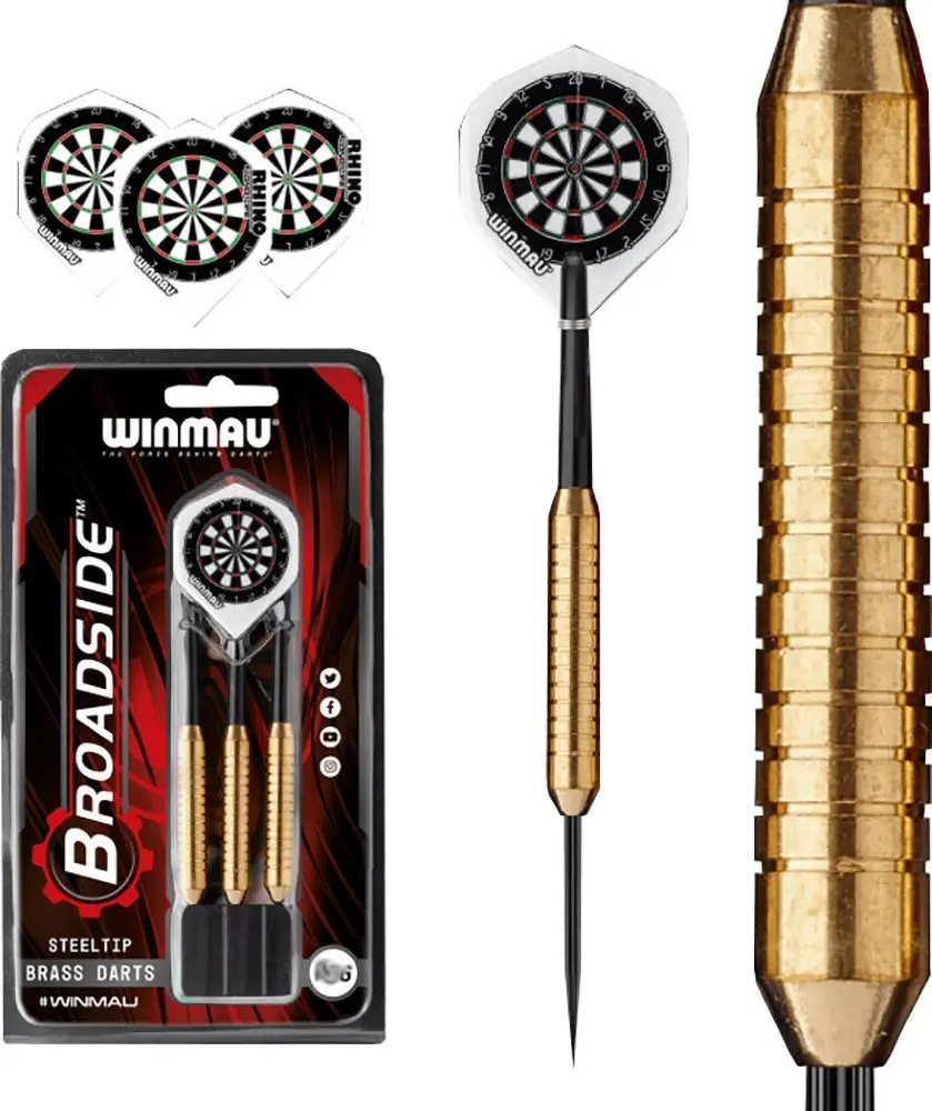 Dardos Winmau Broadside 22gr Brass1225-22 vista 2
