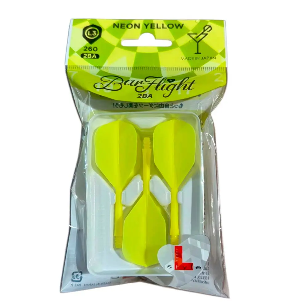Plumas L-Style BarFlight L3 Shape Amarillo Neon 2ba vista 2