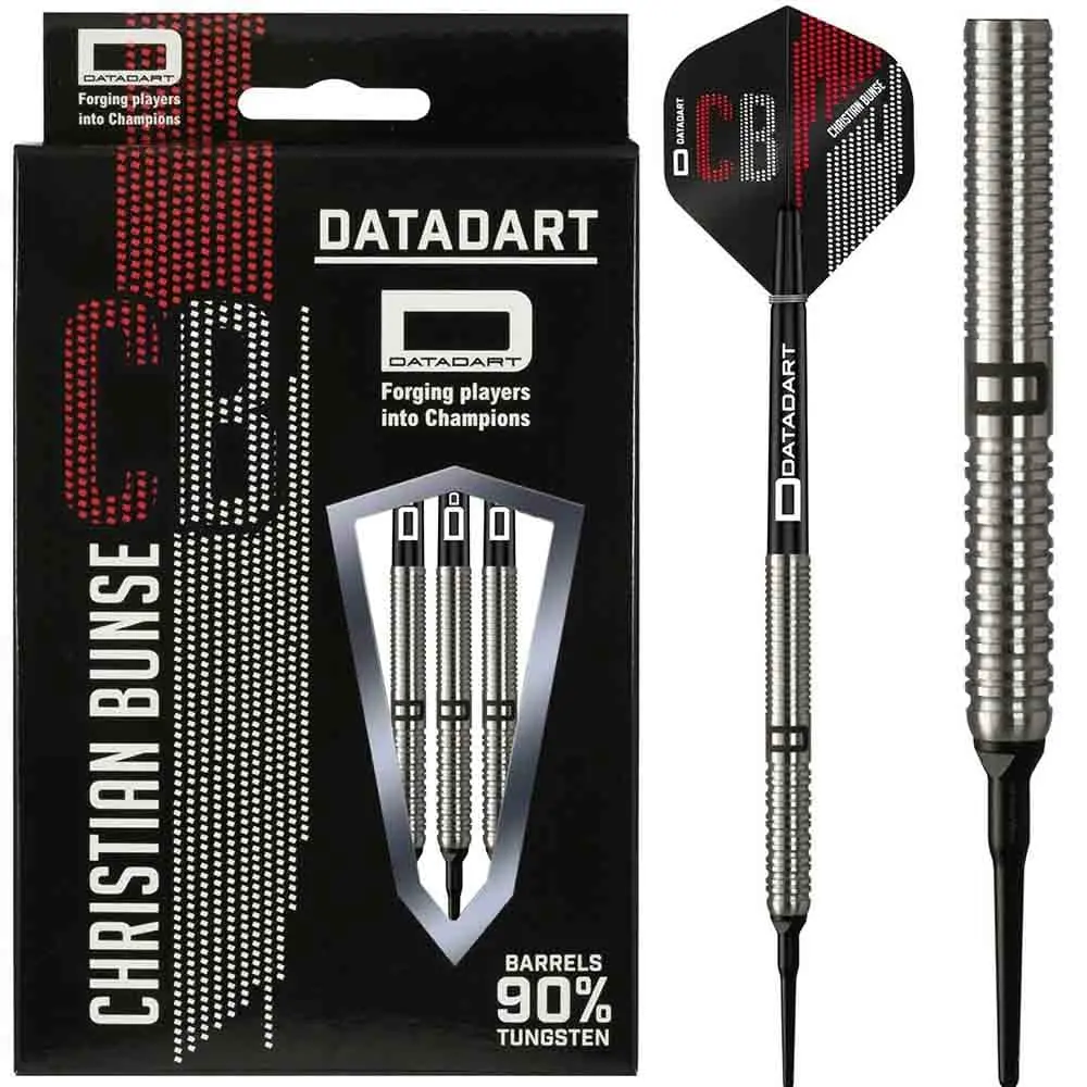 Dardos Datadart Player Christian Bunse 90% Tungsteno 20g Profesionales vista 5