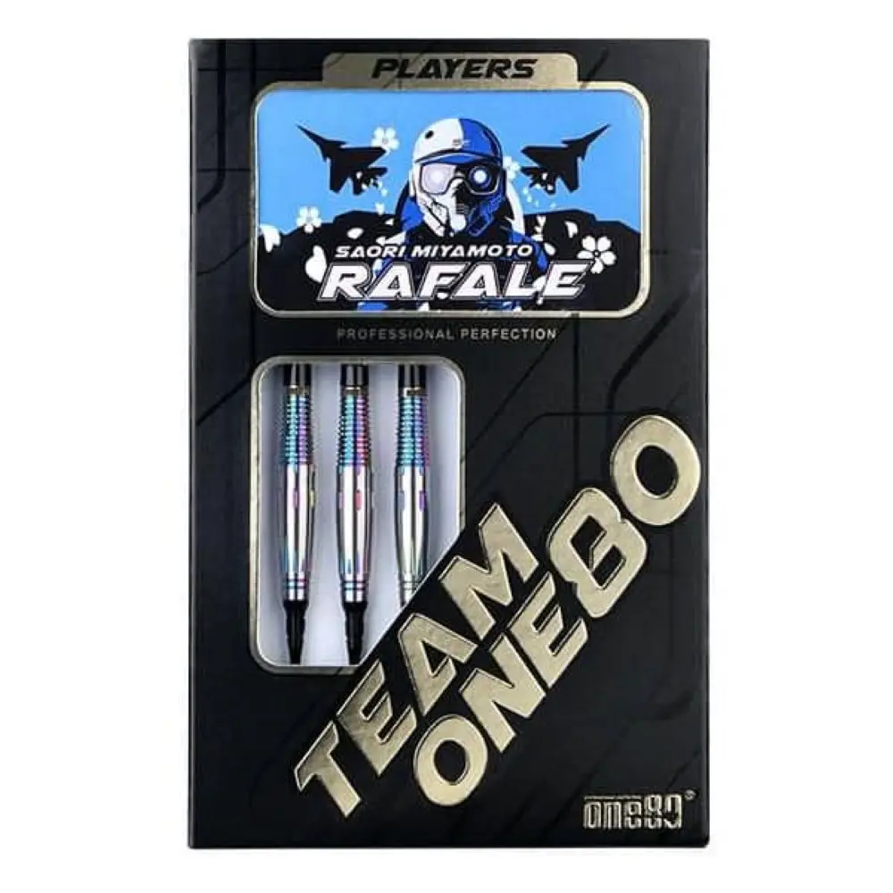 Dardos One80 Rafale Saori Miyamoto Rainbow 90% Tungsteno 19g Profesionales vista 3