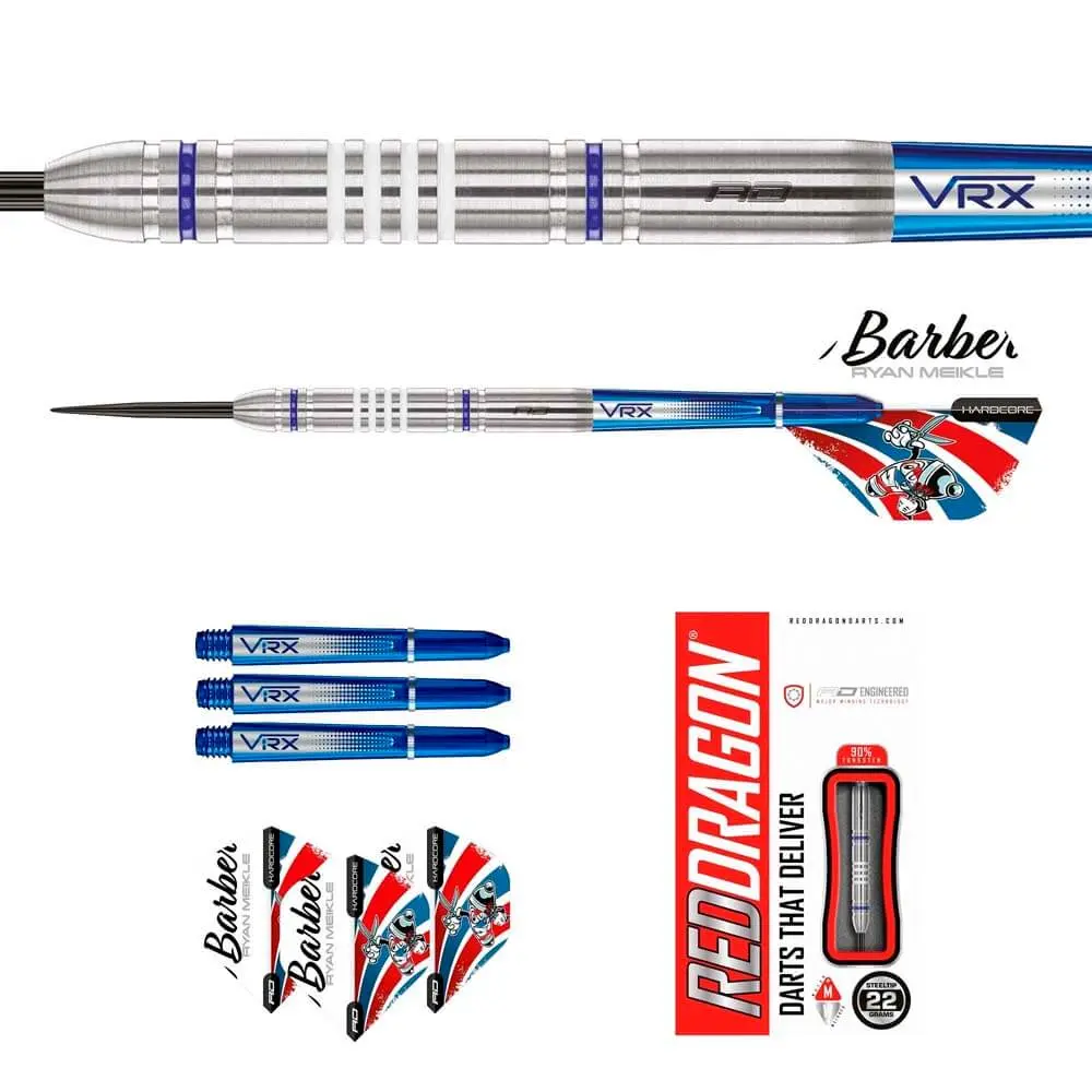 Dardos Red Dragon Ryan Meikle Steel 90% 22g vista 4