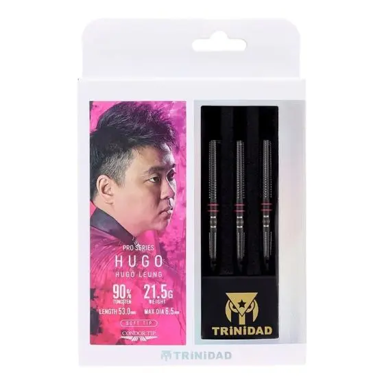 Dardos Trinidad Darts Hugo P.Plastico 90% Tungsteno 21.5g Profesionales vista 5