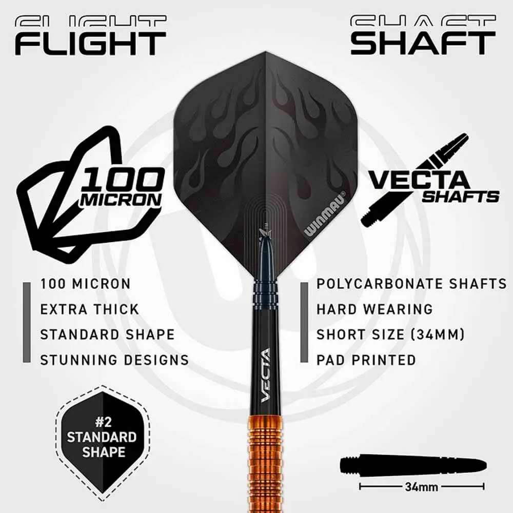 Dardos Winmau Team 360 Ben Townley 90% 23gr1542.23 vista 2