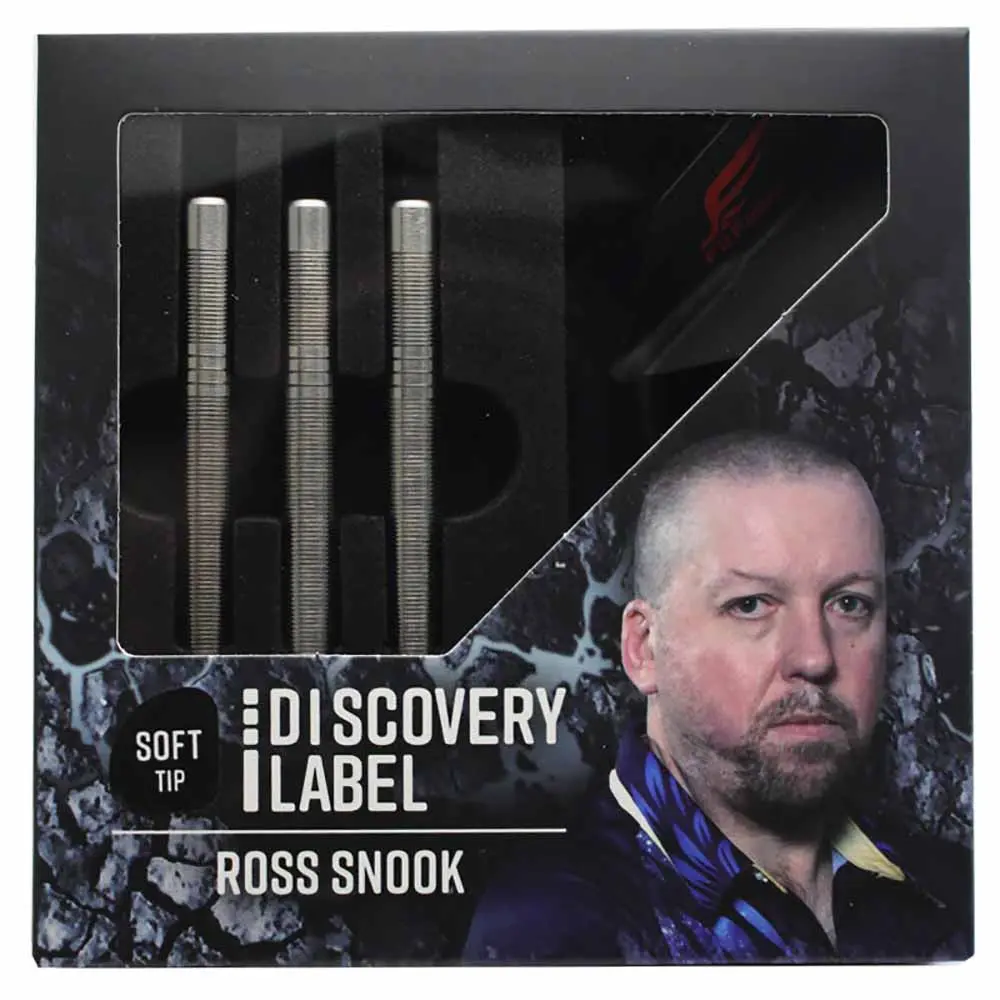 Dardos Cosmo Darts Discovery Label Ross Snook 90% Tungsteno 19g Profesionales vista 4