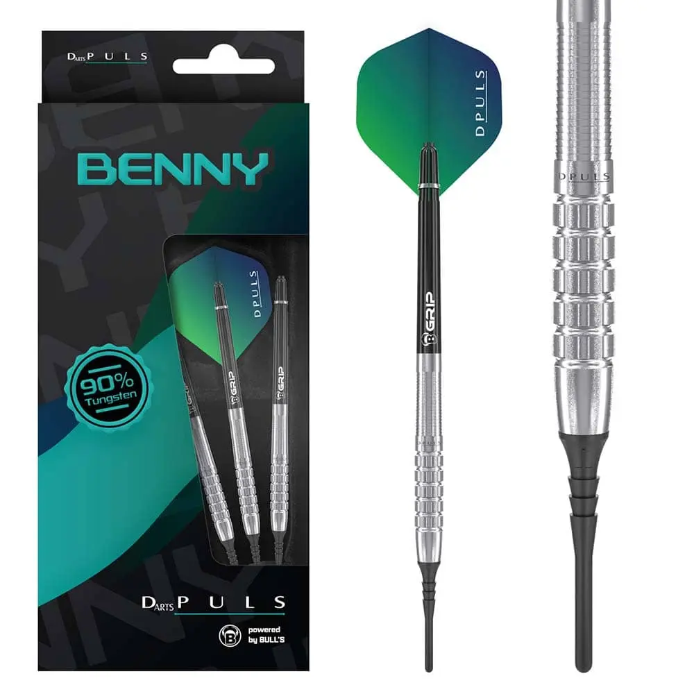 Dardos Bulls DE DPuls Benny 90% Tungsteno 20g Profesionales vista 3