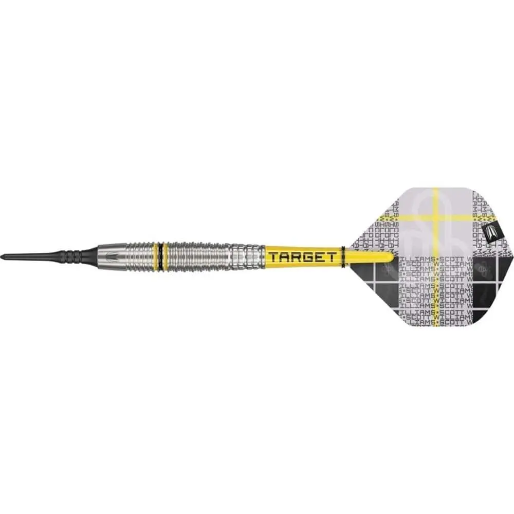 Dardos Target Scott Williams Shaggy G2 Punta de Plástico 90% Tungsteno 18g Profesionales