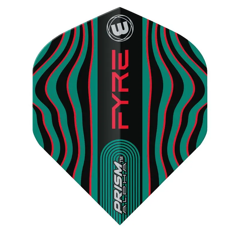 Plumas Winmau Darts Standard Prism Alpha Black Turquoise Red6915.708