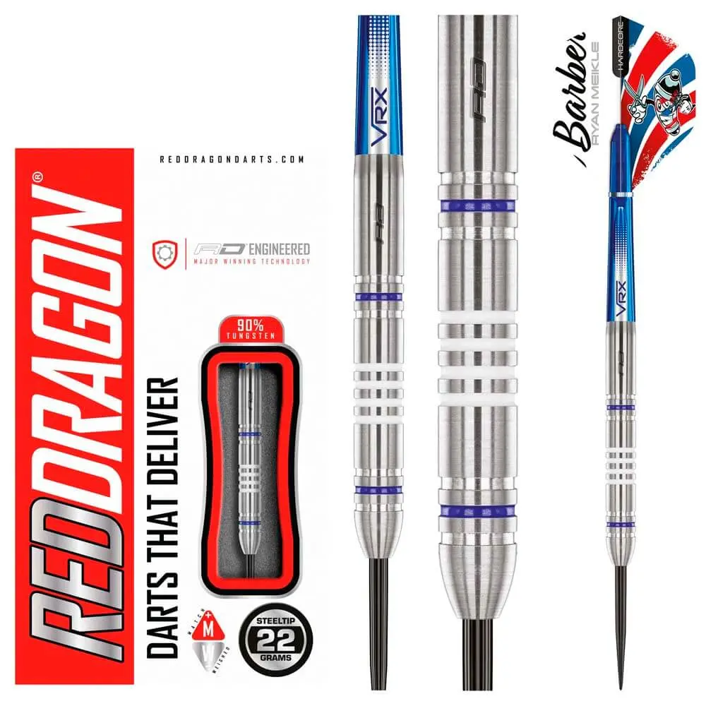 Dardos Red Dragon Ryan Meikle Steel 90% 22g vista 3