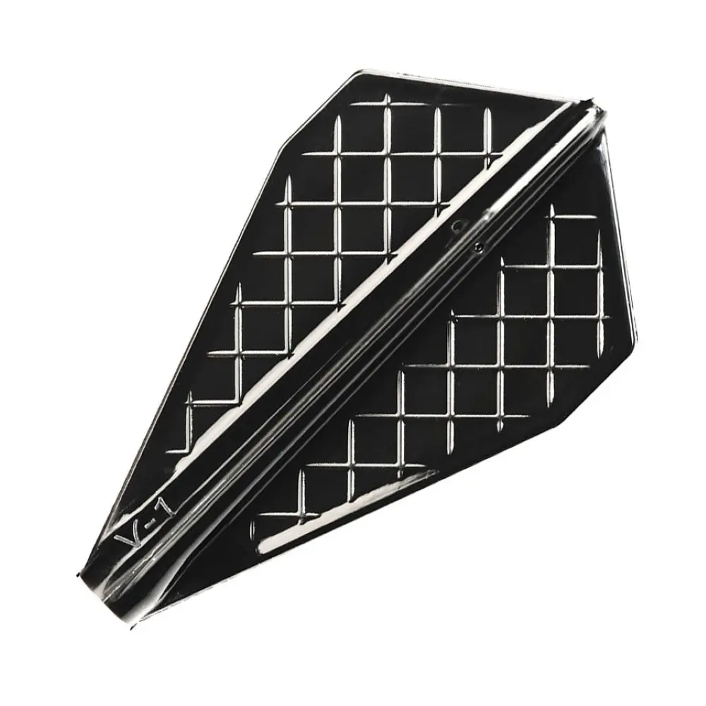 Plumas Cosmo Darts Flights Flight Pro V-1 Black vista 2