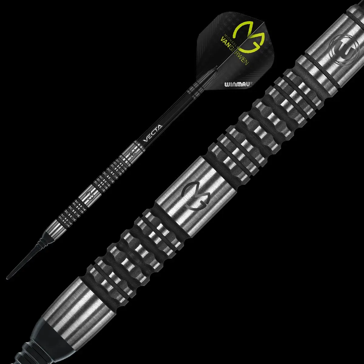 Dardos Winmau Michael Van Gerwen MvG Design Absolute 22 90% Tungsteno 22g Profesionales vista 5