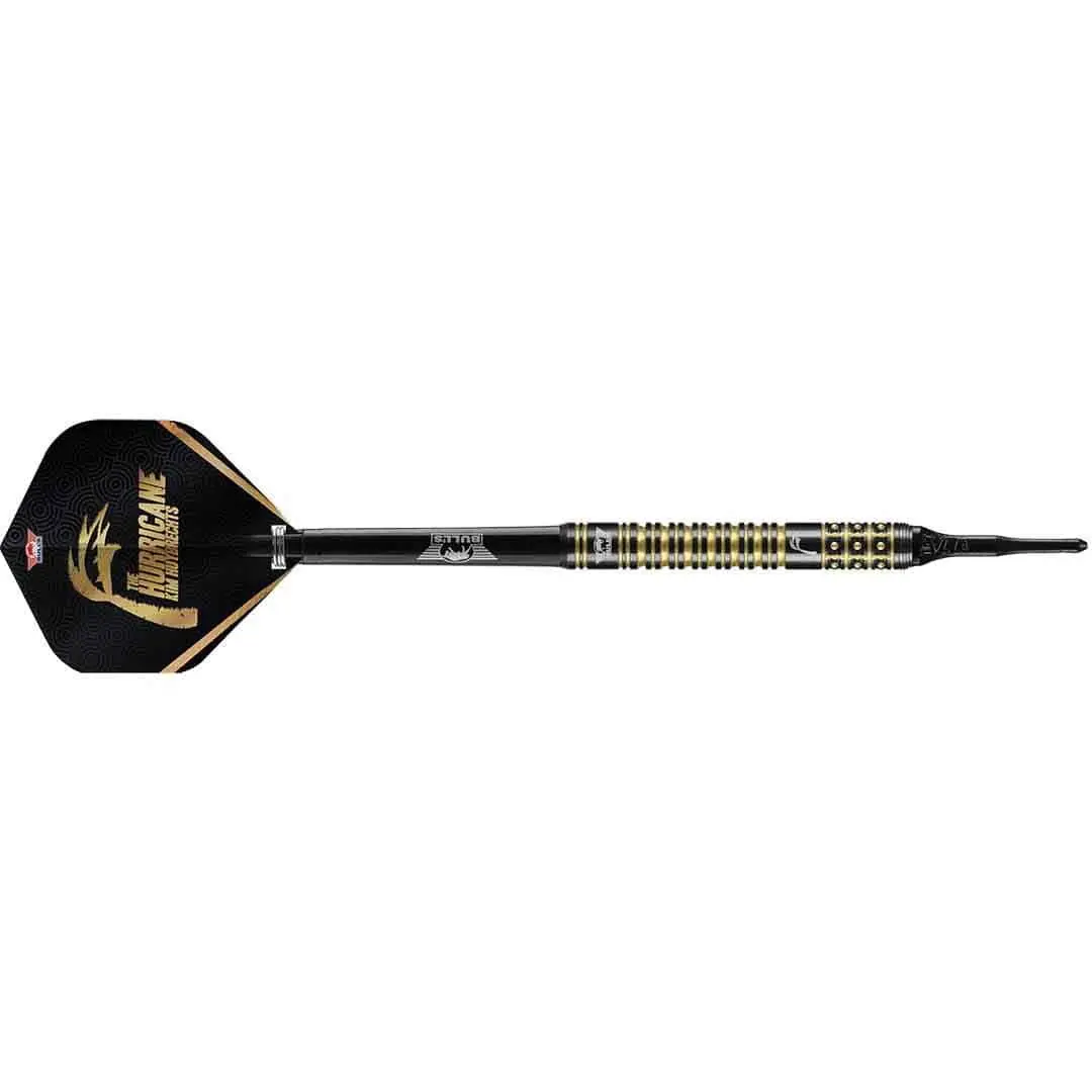 Dardos Bulls Darts Kim Huybrechts The Hurricane 90% Tungsteno 19g Profesionales