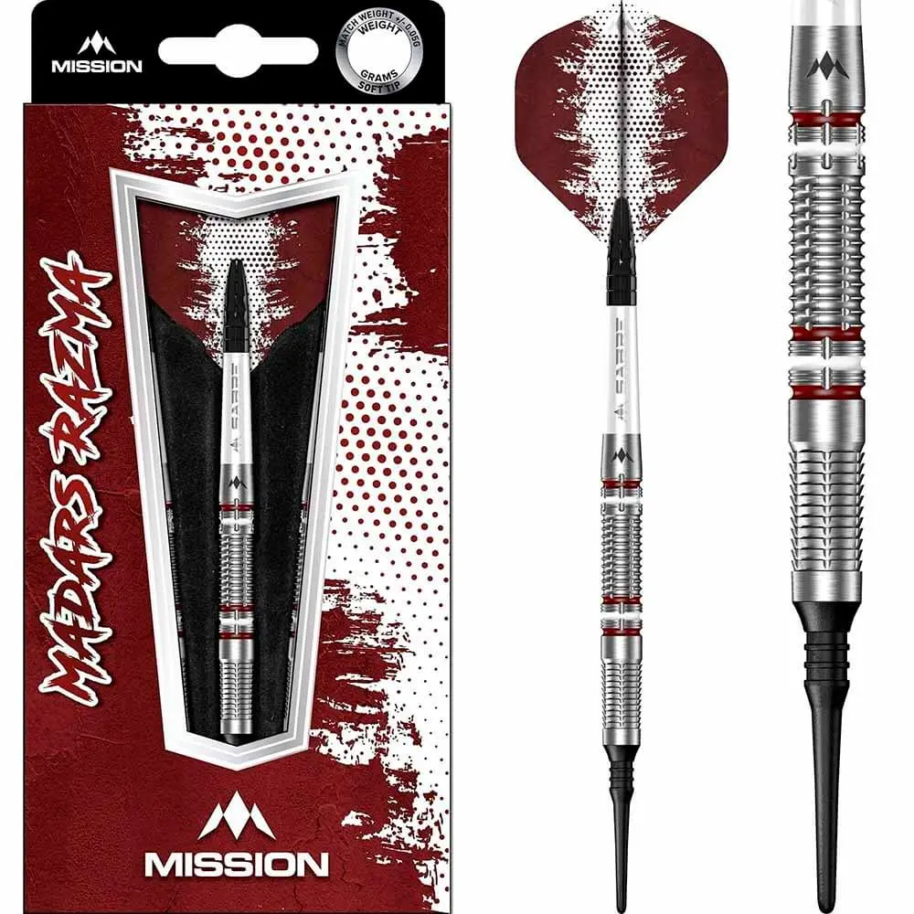 Dardos Mission Madars Razma 95% Tungsteno 21g Profesionales vista 4