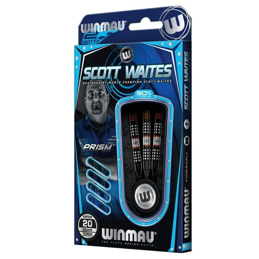 Dardos Winmau Scott Waites 20 90% Tungsteno 18g Profesionales vista 6
